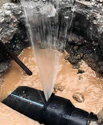 사용하는 동안 HDPE 급수 파이프의 누출을 수리하는 방법