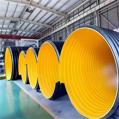 DN1000 HDPE 강철 강화 골판지 파이프